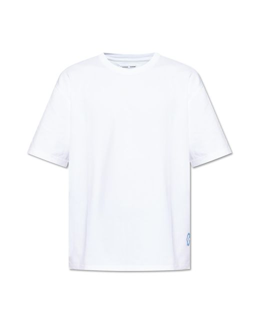 Samsøe & Samsøe White T-Shirt "Saswirl" for men