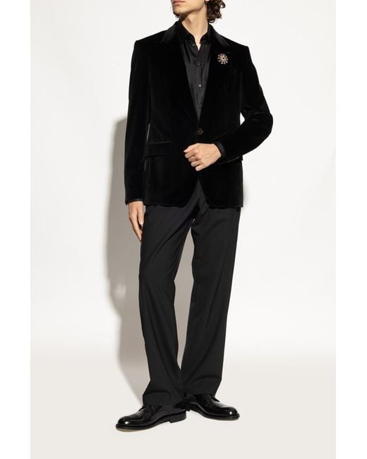 Dolce & Gabbana Black 'Derby' Type Shoes for men