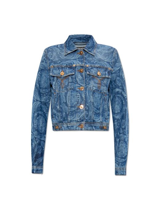 Versace Blue Denim Jacket,