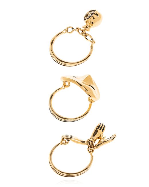 Lemaire Metallic Set Of Three Rings