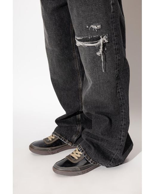 DIESEL Black 'S-D-Coffee' Sports Shoes for men
