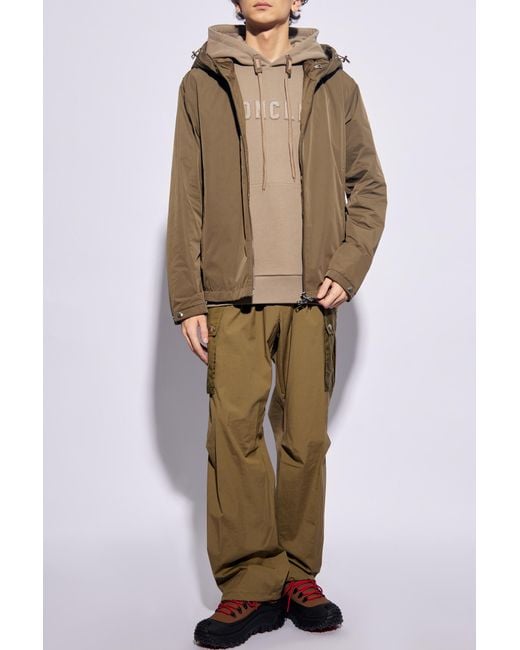 Moncler Natural Cargo Trousers for men