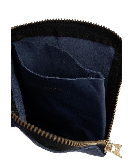 Comme des Garçons Blue Leather Waist Bag