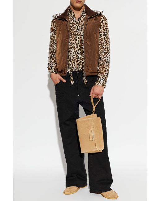 DSquared² Brown Insulated Vest for men
