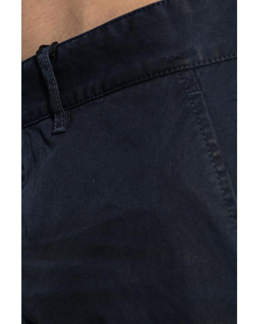 DSquared² Blue Trousers With Logo for men