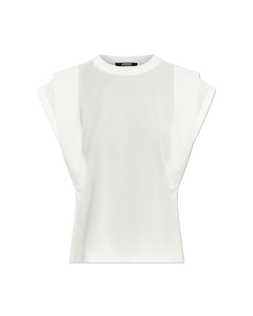 Jacquemus White Top "Ventadou"