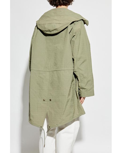 Givenchy Green Parka With Detachable Hood for men
