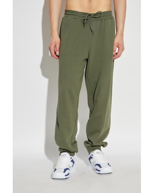 EA7 Green Hoodie for men