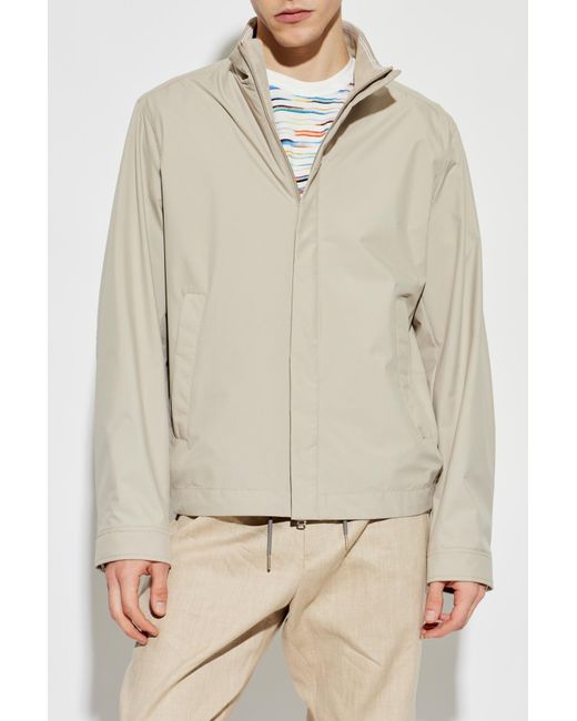 Paul & Shark White Jacket With Pockets for men