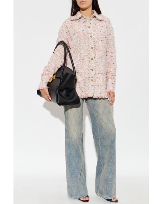 Balmain Blue Jeans With 'Vintage' Effect