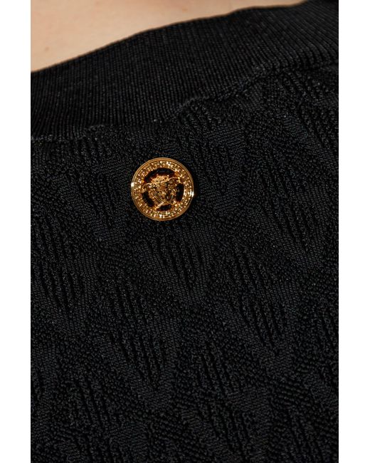 Versace Black Top With Z Logo