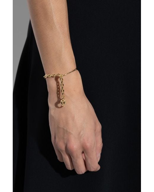 Ferragamo Metallic Brass Bracelet
