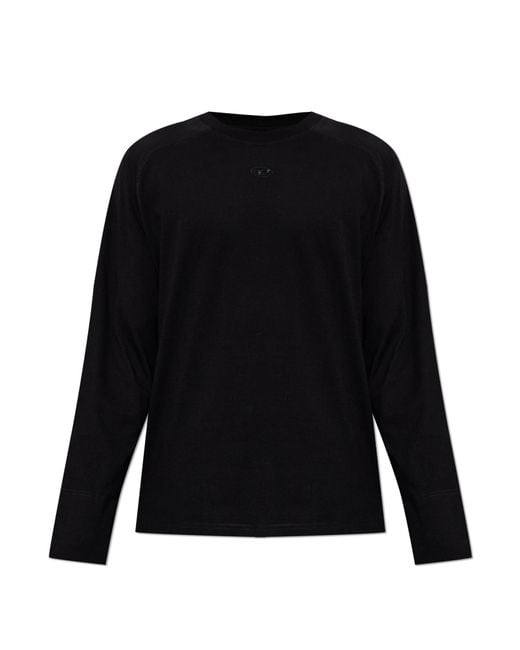 DIESEL Black T-Shirt 'T-Kristian' for men
