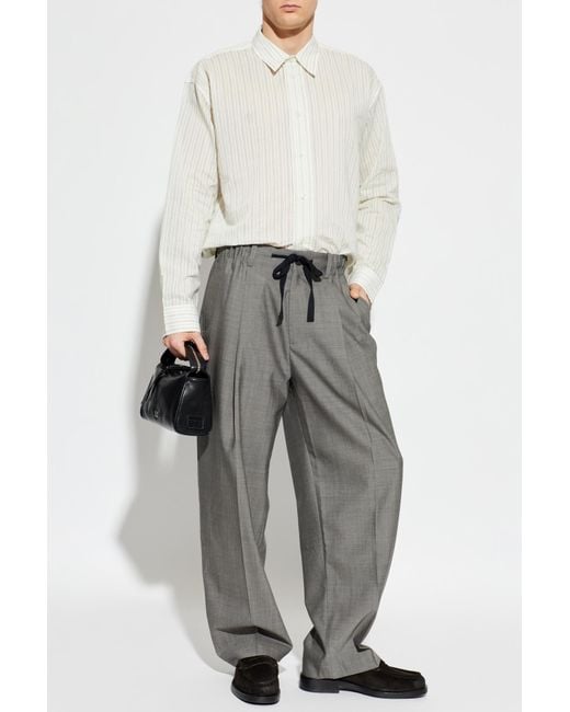 Studio Nicholson White Shirt 'Hal' for men