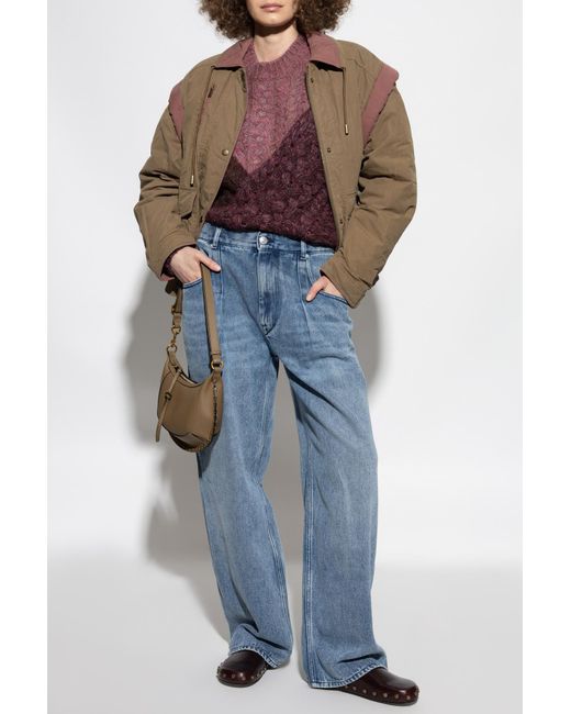 Isabel Marant Red Sweater 'Daryl'
