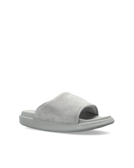 Y-3 White Logo Slides