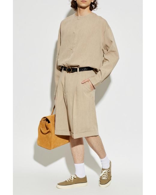 Jacquemus Natural "Pastro" Shorts for men