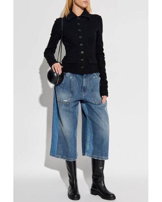 Dolce & Gabbana Blue Jeans With A Vintage Effect