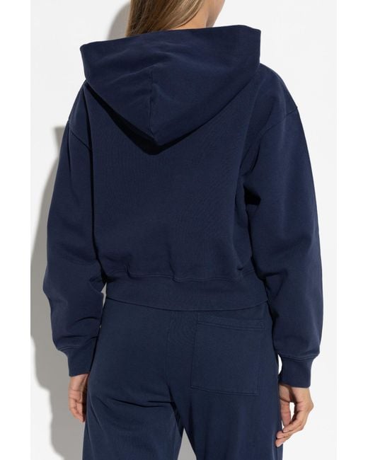 Sporty & Rich Blue Hoodie From The "New York Tennis" Collection