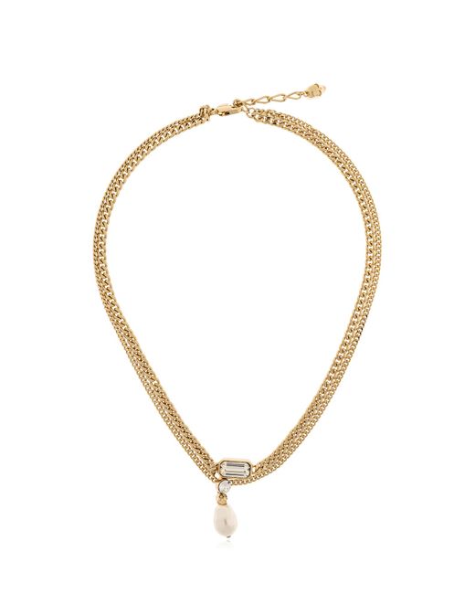 Alexander McQueen Natural Brass Necklace
