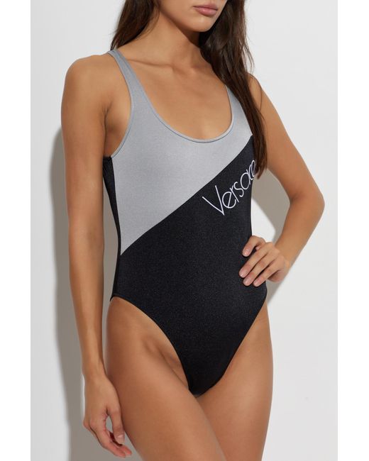 Versace Black One-Piece Swimsuit