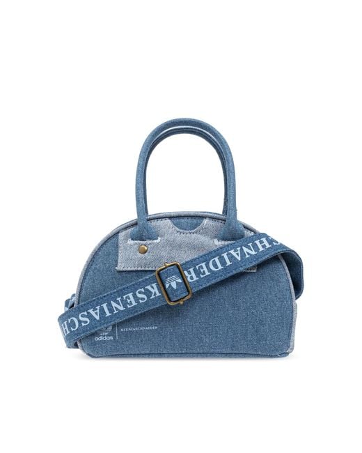 adidas Originals Denim Bowling Shoulder Bag in Blue | Lyst