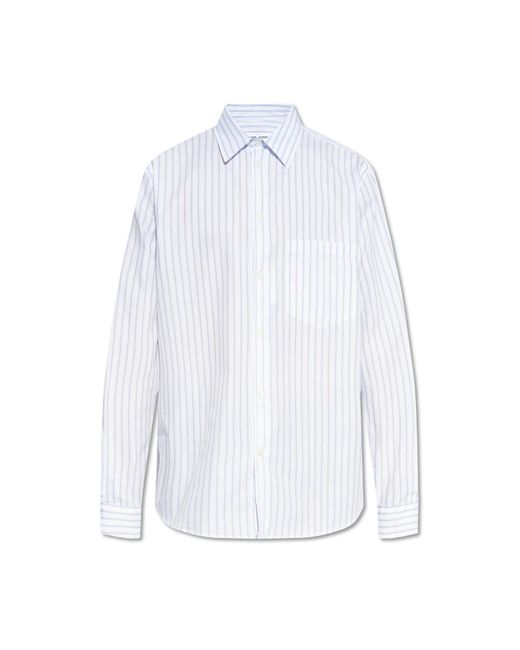 Samsøe & Samsøe White 'saliam' Striped Shirt, for men