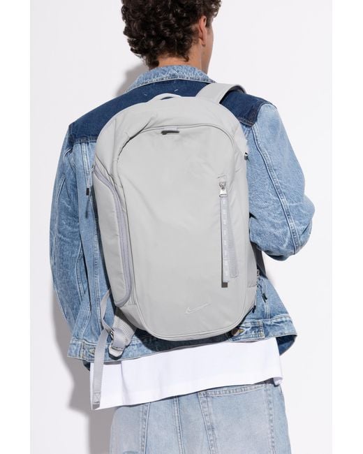 Nike Gray Backpack With Logo