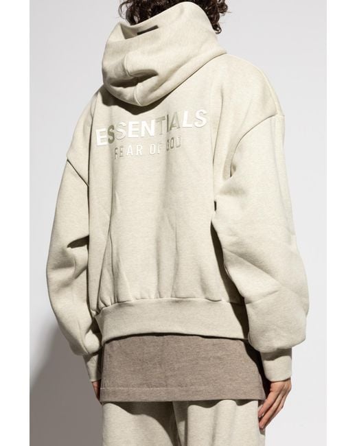 Fear Of God Natural Sweatshirt With Logo for men