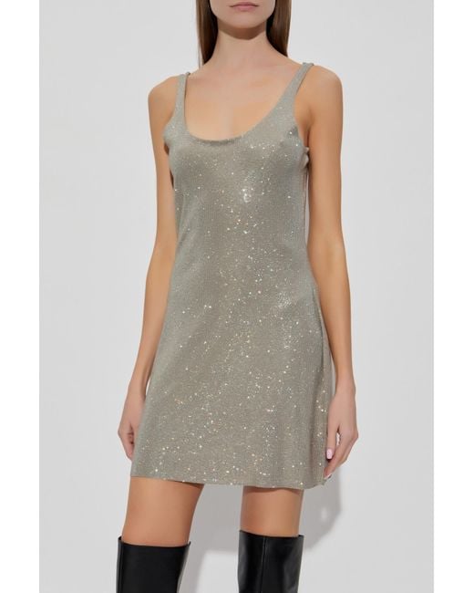 Alexander Wang Metallic Shiny Dress