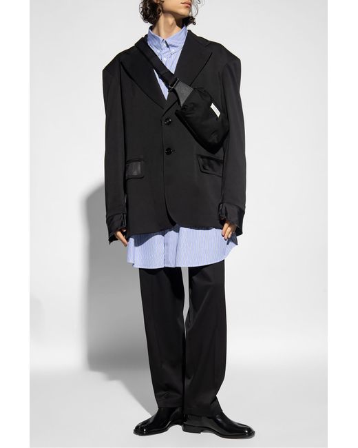 Maison Margiela Blue Oversize Shirt for men