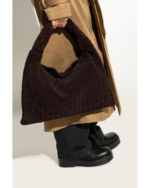 Bottega Veneta Black Handbag Hop Small