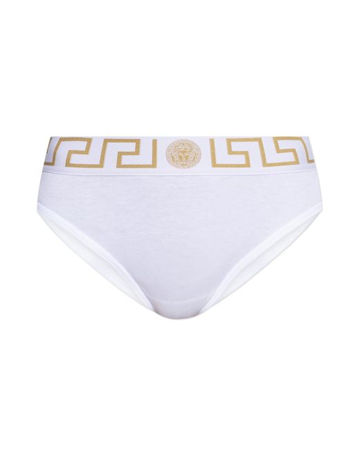Versace White Lingerie Top