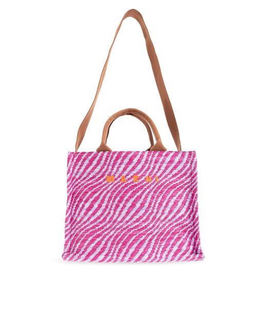 Marni Pink Shopper Bag