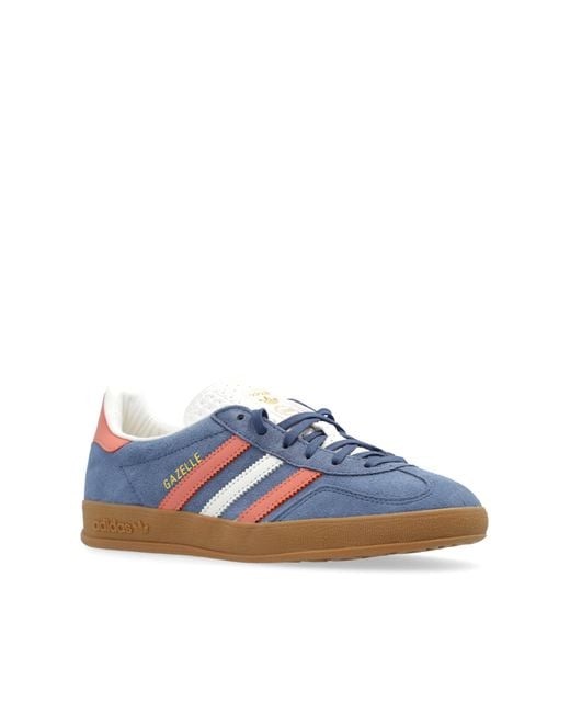 Adidas Originals Blue 'gazelle Indoor' Sports Shoes,