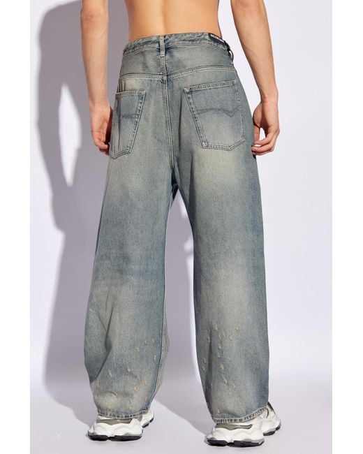 Balenciaga Gray Jeans With A ‘Vintage’ Effect for men