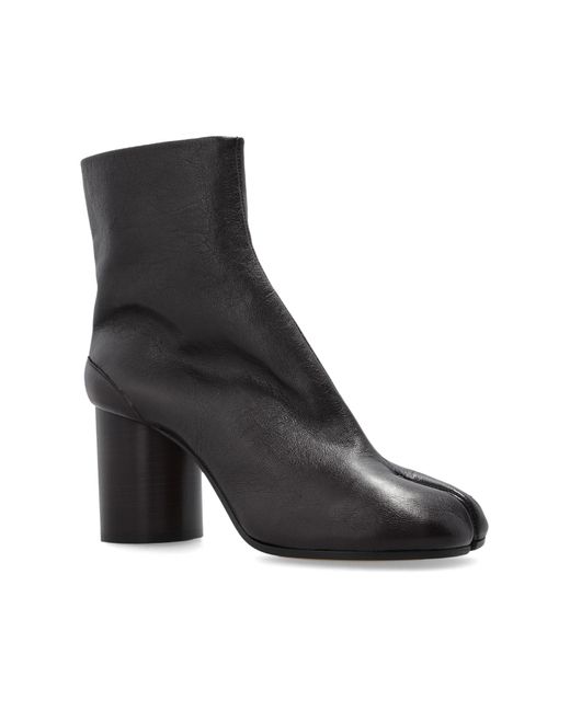 Maison Margiela Black Ankle Boots With "Tabi" Cut-Out