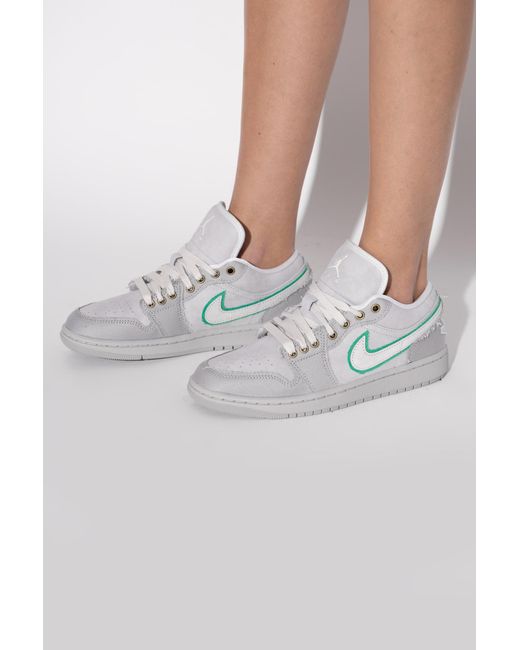 Nike Gray Sports Shoes "Air Jordan 1 Low"