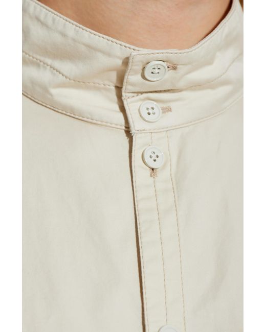 Lemaire Natural Trousers With Stitching