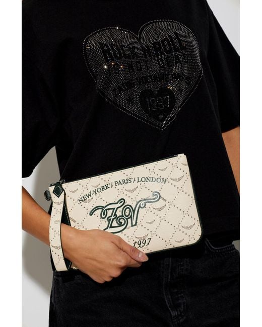 Zadig & Voltaire Natural 'Z Pouch' Clutch