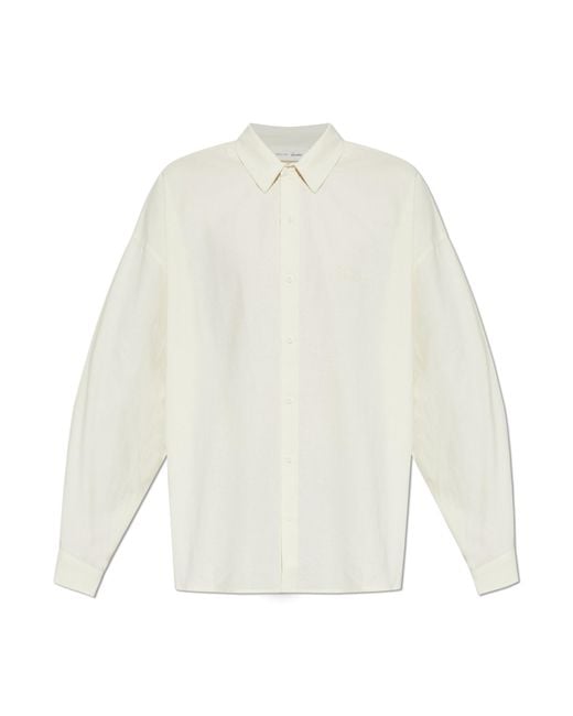 Fear Of God White Shirt With Embroidered Logo for men
