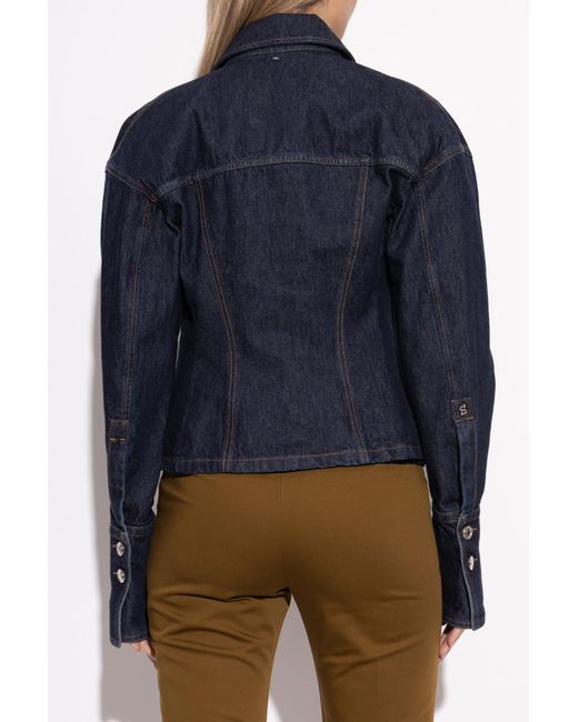 Sportmax Blue Denim Jacket Gange