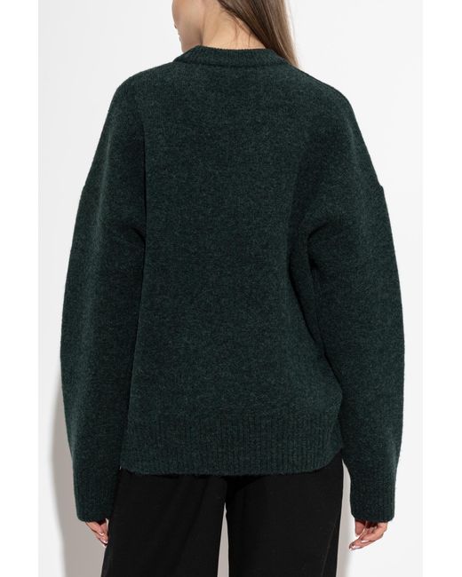 AMI Black Sweater With Logo