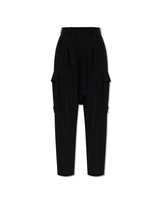 Loewe White Trousers With Pockets