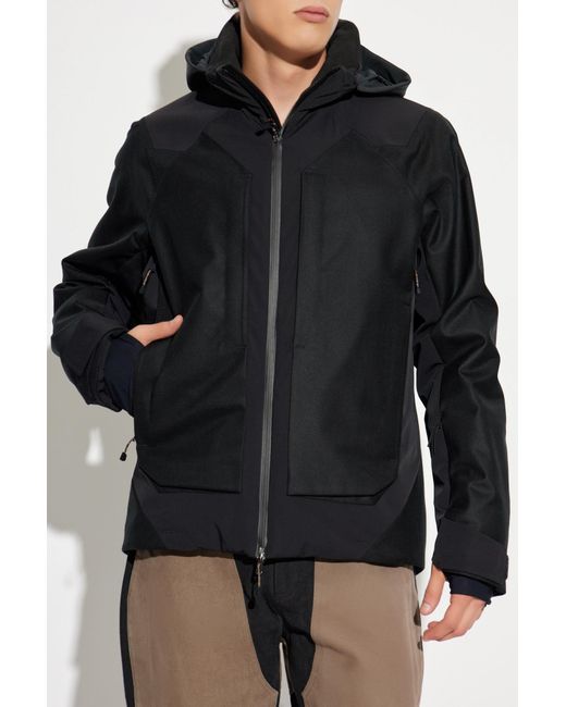 Sease Black Ski Jacket for men