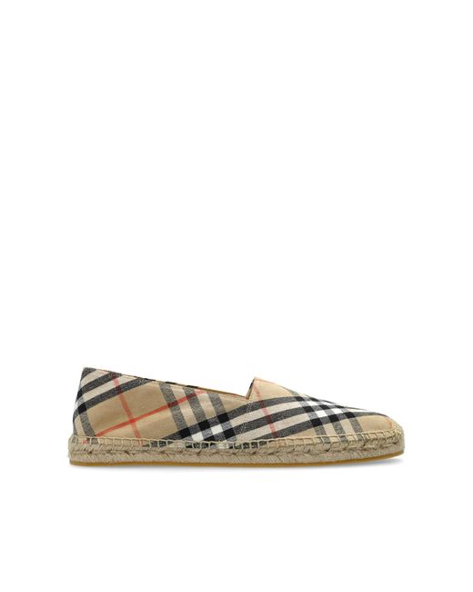 Burberry Natural Patterned Shoes for men