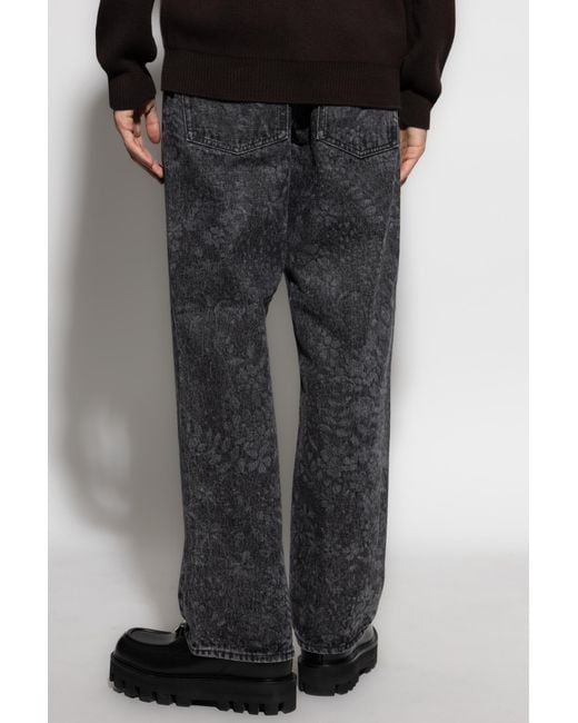 Golden Goose Deluxe Brand Black Jeans With Straight Legs for men