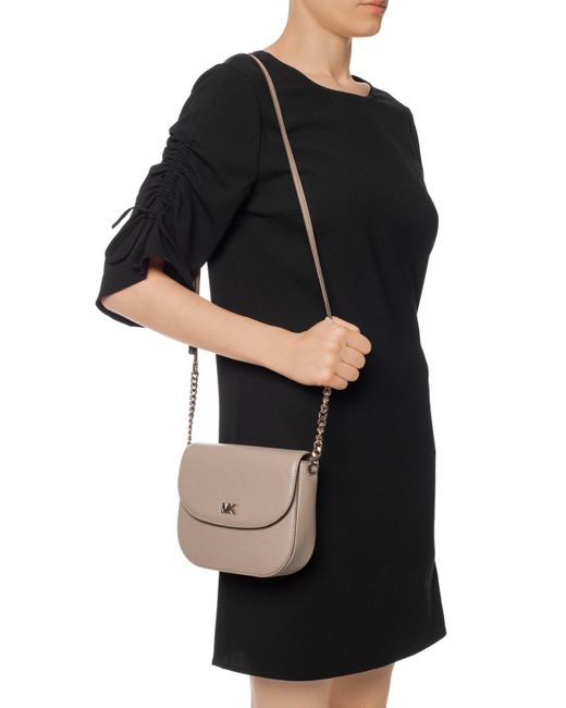 mott pebbled leather dome crossbody bag