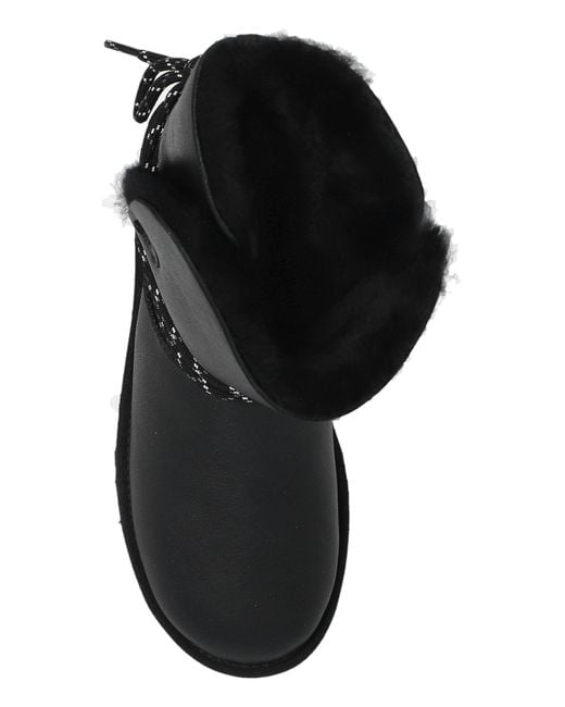 Ugg Black Snow Boots 'W Bailey Tie'