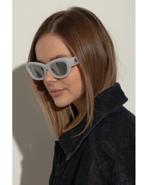 The Attico White Sunglasses